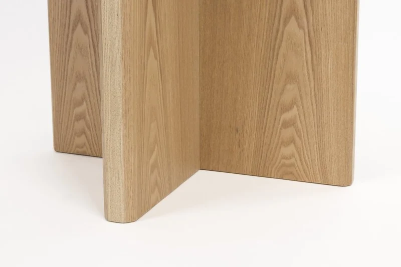 Table à manger ronde en bois marron 120cm Alma - The Cool Republic
