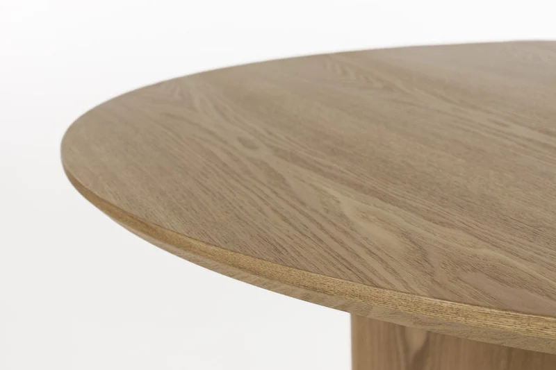 Table à manger ronde en bois marron 120cm Alma - The Cool Republic