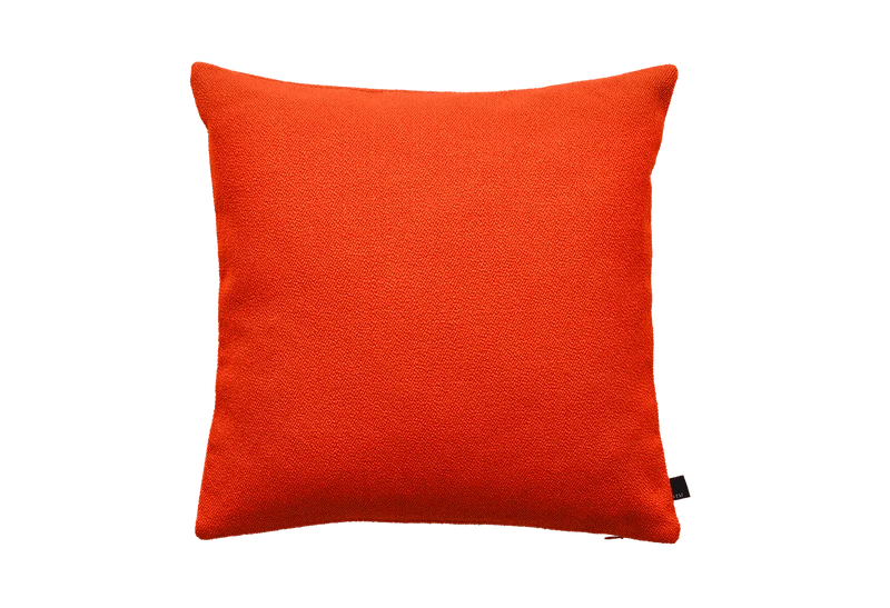 Coussin carré en laine rouge corail 45x45cm Cleo - Fest Amsterdam