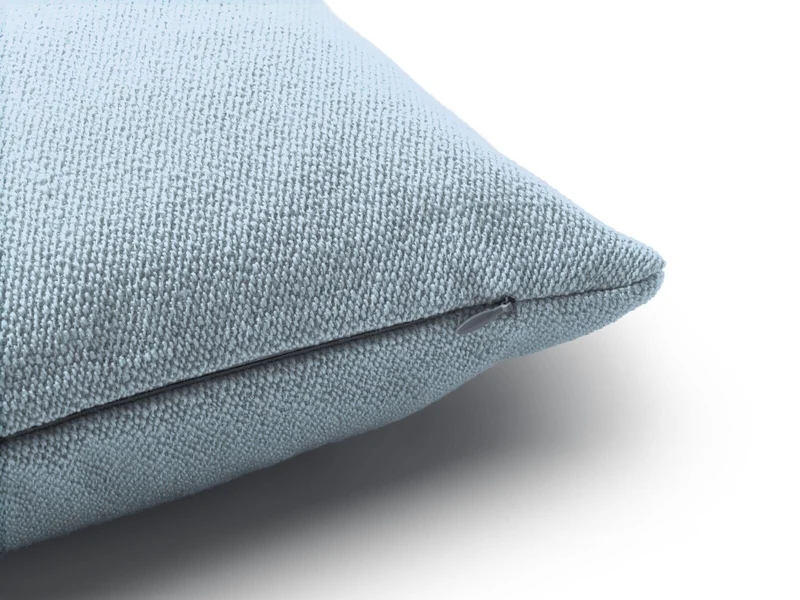 Coussin carré en laine bleu clair 60x60cm Cleo - Fest Amsterdam
