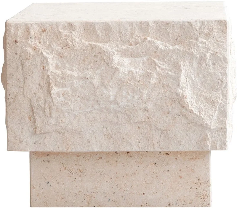 Table basse en calcaire 40x42x35cm Temple - 101 COPENHAGEN