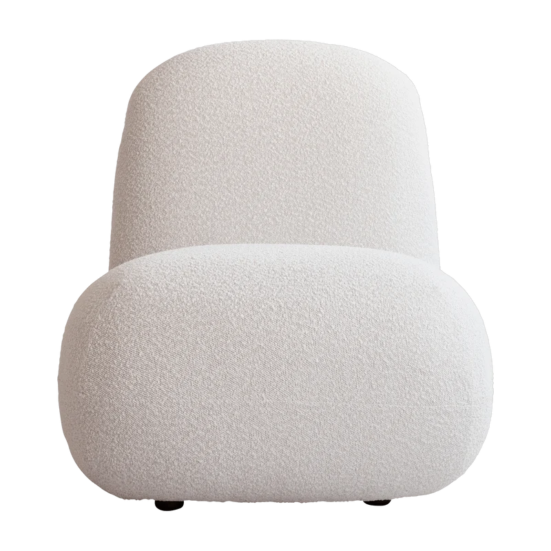 Fauteuil en tissu bouclé banc cassé Toe - 101 COPENHAGEN