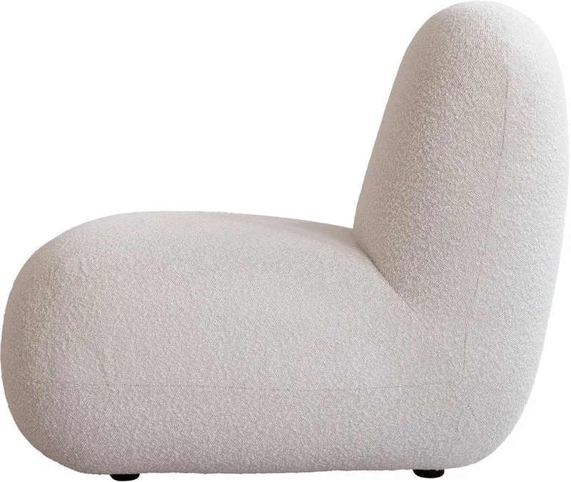 Fauteuil en tissu bouclé banc cassé Toe - 101 COPENHAGEN