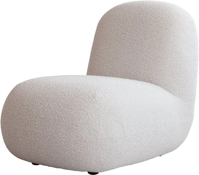 Fauteuil en tissu bouclé banc cassé Toe - 101 COPENHAGEN