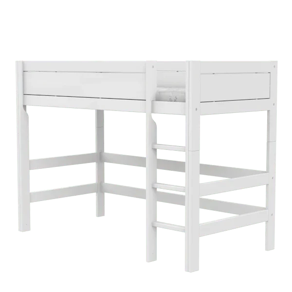 Lifetime Kidsrooms Mittelhochbett mit Leiter 152 cm - Original Weiss