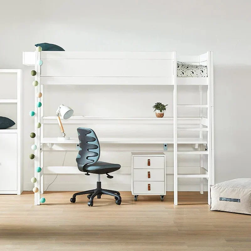 Lifetime Kidsrooms Hochbett mit Leiter 177 cm - Original Weiss