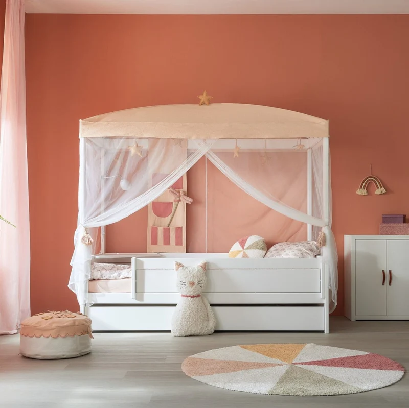Lifetime Kidsrooms Himmelbett 90 x 200 cm - Original Weiss