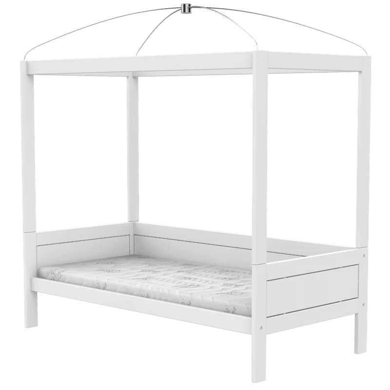 Lifetime Kidsrooms Himmelbett 90 x 200 cm - Original Weiss