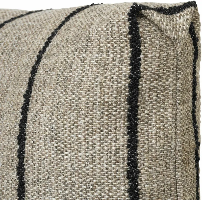 Coussin en lin à rayures 40 x 60 cm Pasadena Clean - Ferm living