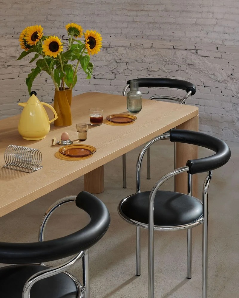 Table à manger rectangulaire en frêne naturel 220x90x74cm Harvey - Fest Amsterdam