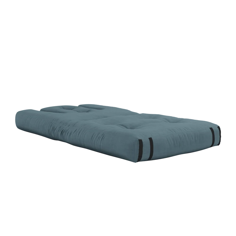 Canapé convertible en coton bleu pétrole 90x122x66cm Hippo - Karup Design