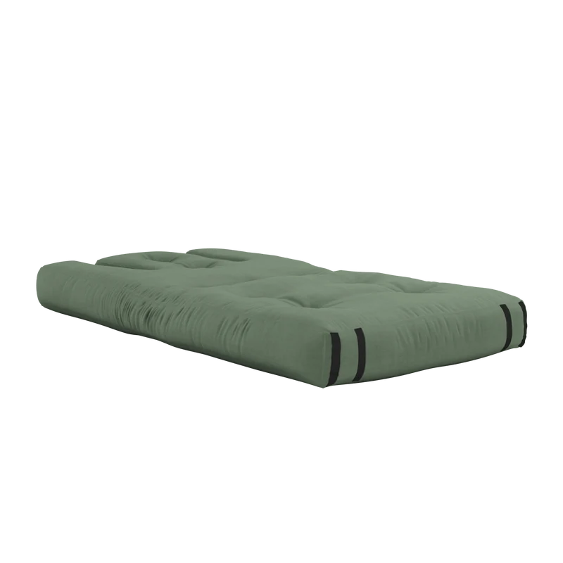 Canapé convertible en coton olive green 90x122x66cm Hippo - Karup Design