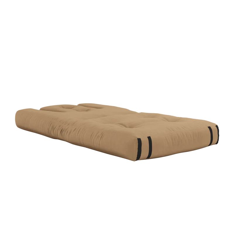 Canapé convertible en coton mocca 90x122x66cm Hippo - Karup Design