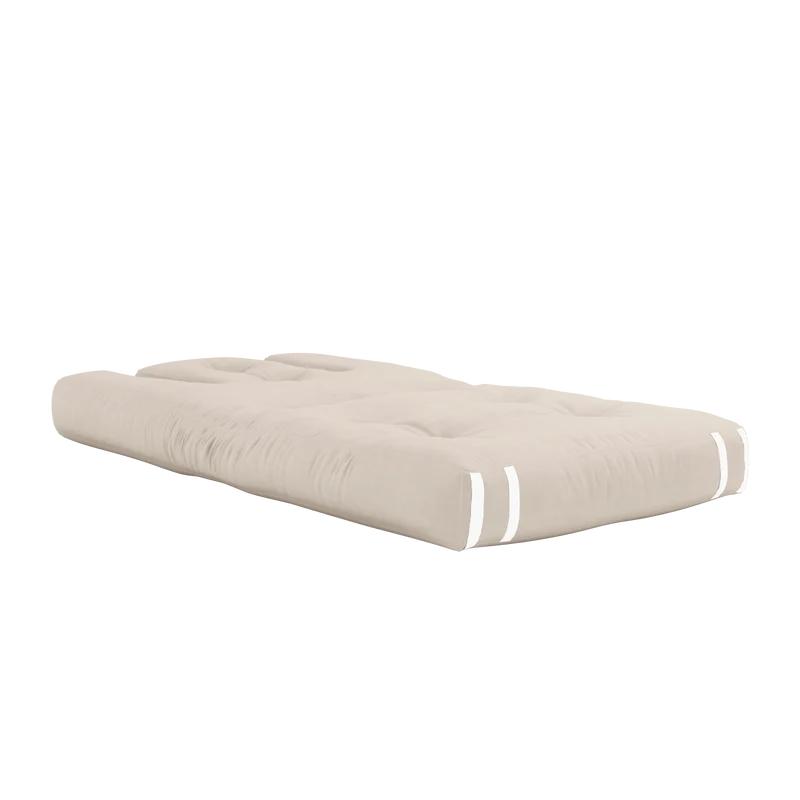 Canapé convertible en coton beige 90x122x66cm Hippo - Karup Design