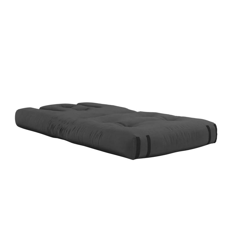 Canapé convertible en coton gris foncé 90x122x66cm Hippo - Karup Design