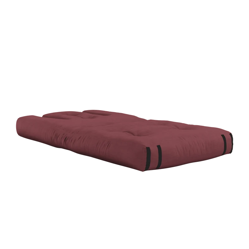 Canapé convertible en coton bordeaux 90x122x66cm Hippo - Karup Design