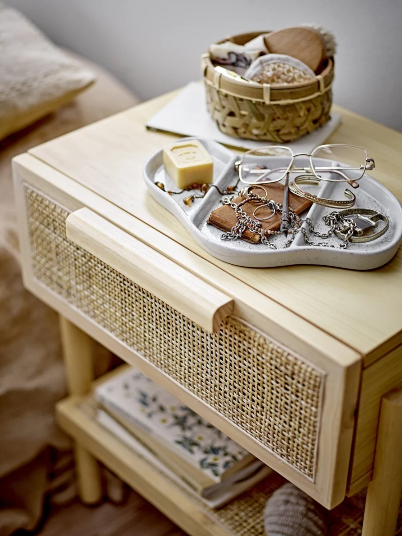 Table de chevet cannage Manon - Bloomingville