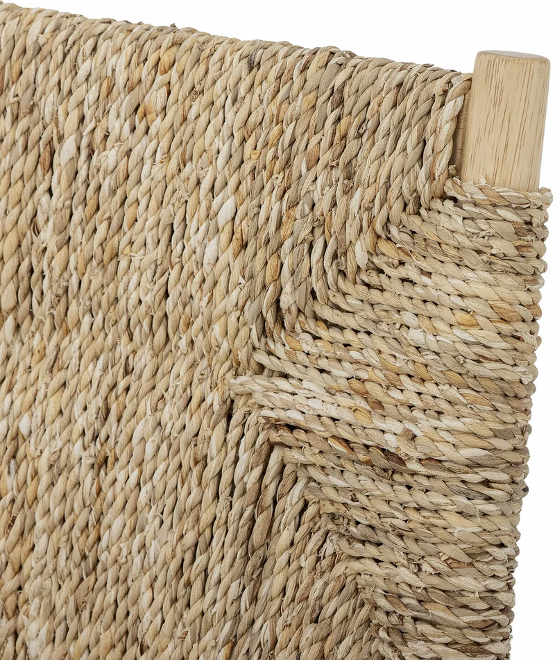 Chaise de salle à manger en jacinthe d'eau et bois Saran - Bloomingville