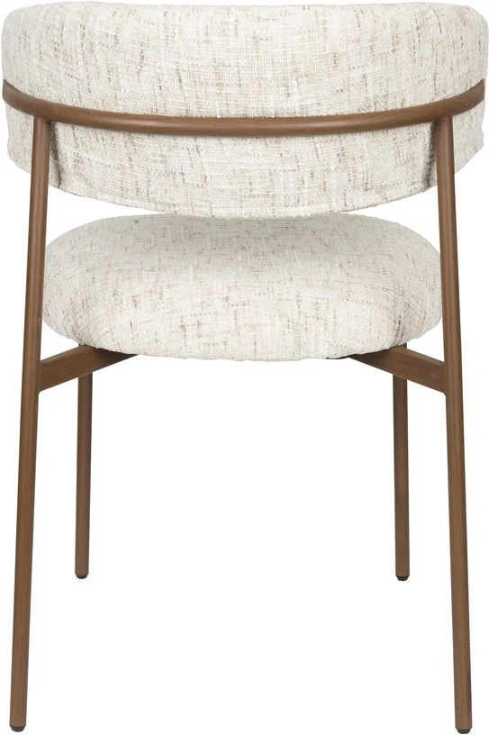 Chaise en tissu blanc Finn - The Cool Republic