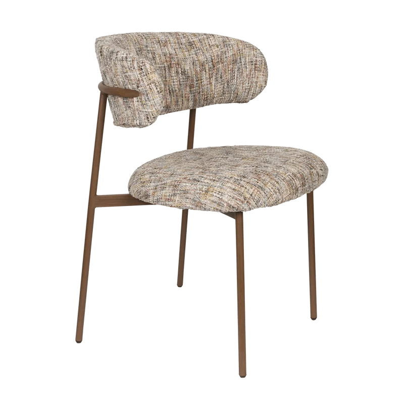 Chaise en tissu beige Finn - The Cool Republic