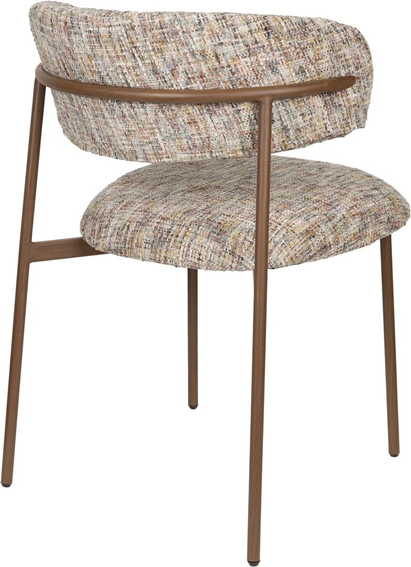 Chaise en tissu beige Finn - The Cool Republic