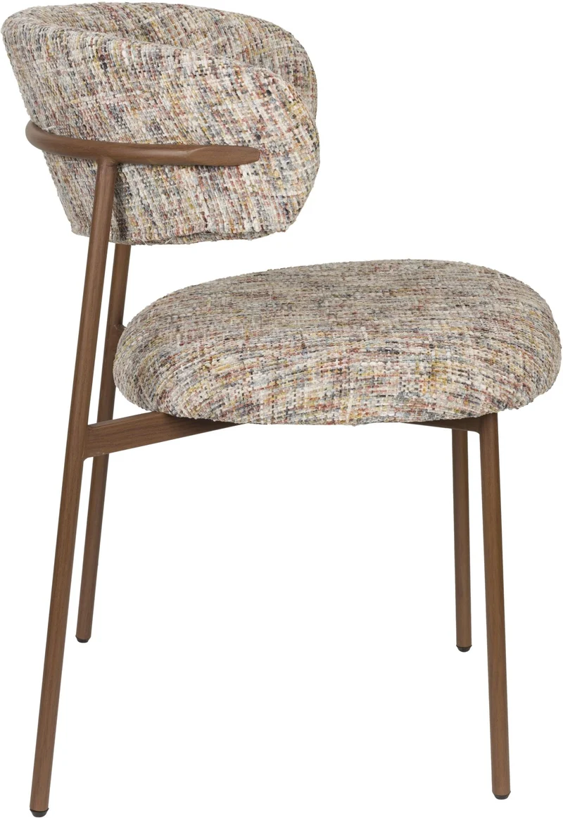 Chaise en tissu beige Finn - The Cool Republic