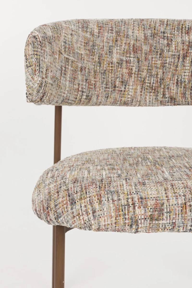 Chaise en tissu beige Finn - The Cool Republic