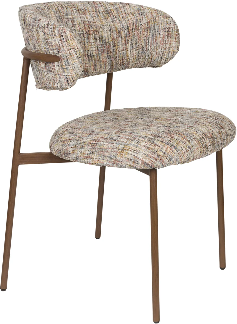 Chaise en tissu beige Finn - The Cool Republic