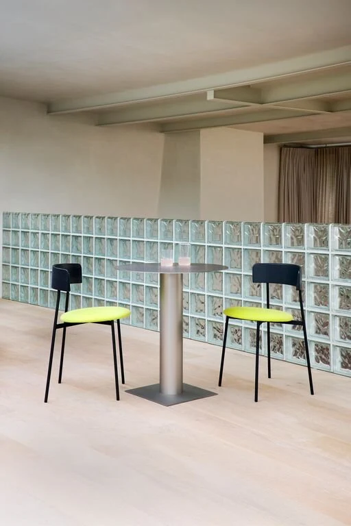 Table de bistrot en métal chromé 70x75cm Kit - Fest Amsterdam