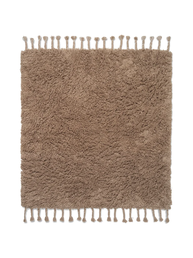 Ferm Living Amass Long Pile Teppich - White Pepper