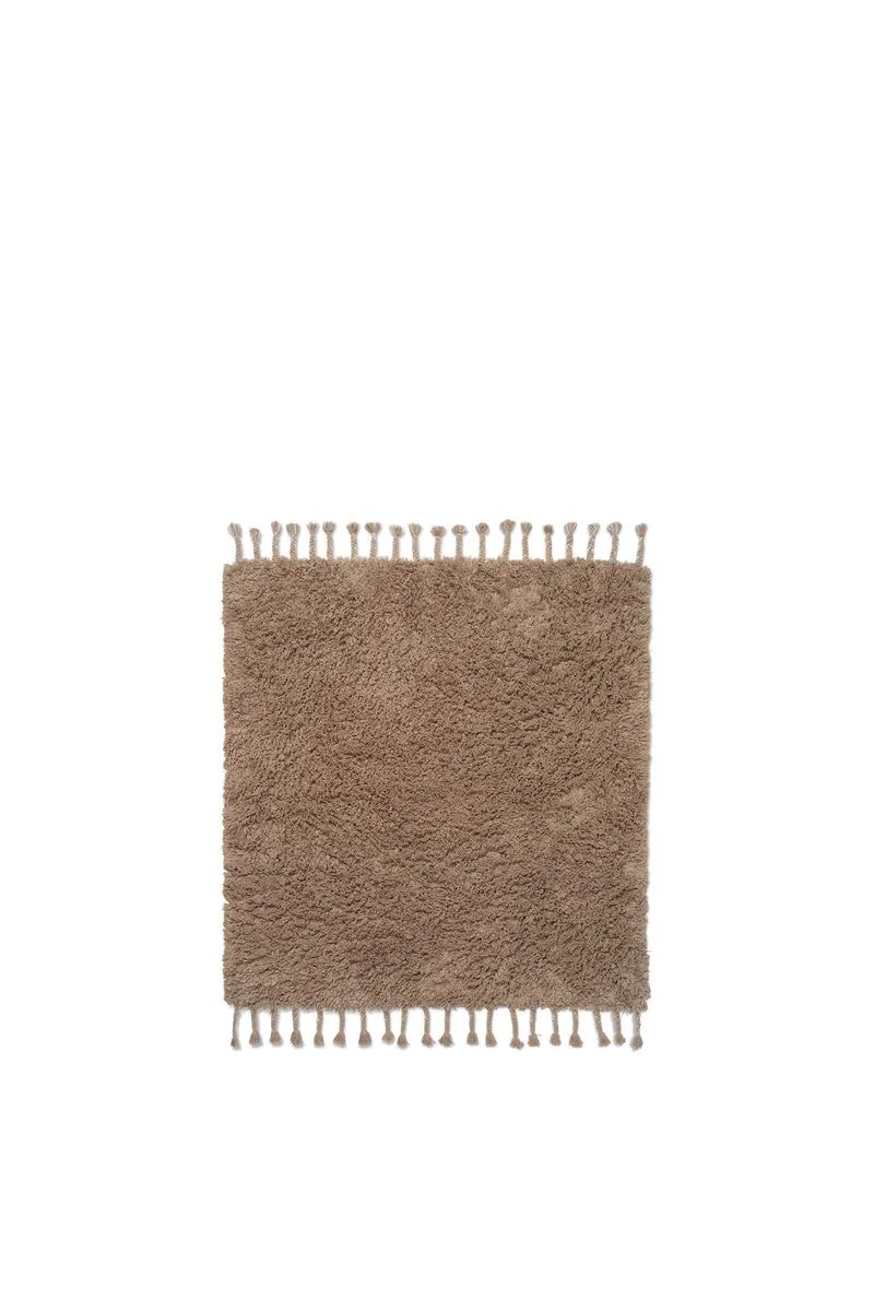 Ferm Living Amass Long Pile Teppich - White Pepper