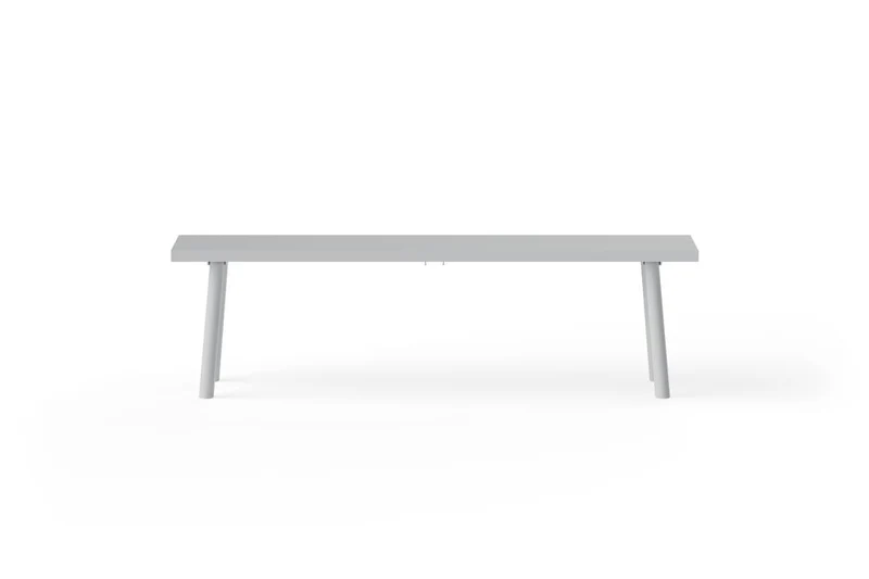Banc d'extérieur en aluminium gris clair 160x40x46,5cm Fred's - Fatboy