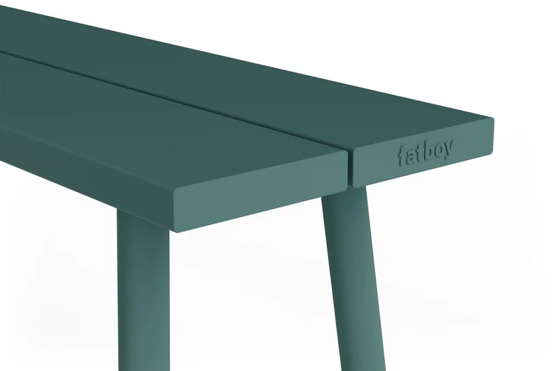 Banc d'extérieur en aluminium vert 160x40x46,5cm Fred's - Fatboy