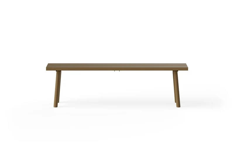 Banc d'extérieur en aluminium marron 160x40x46,5cm Fred's - Fatboy