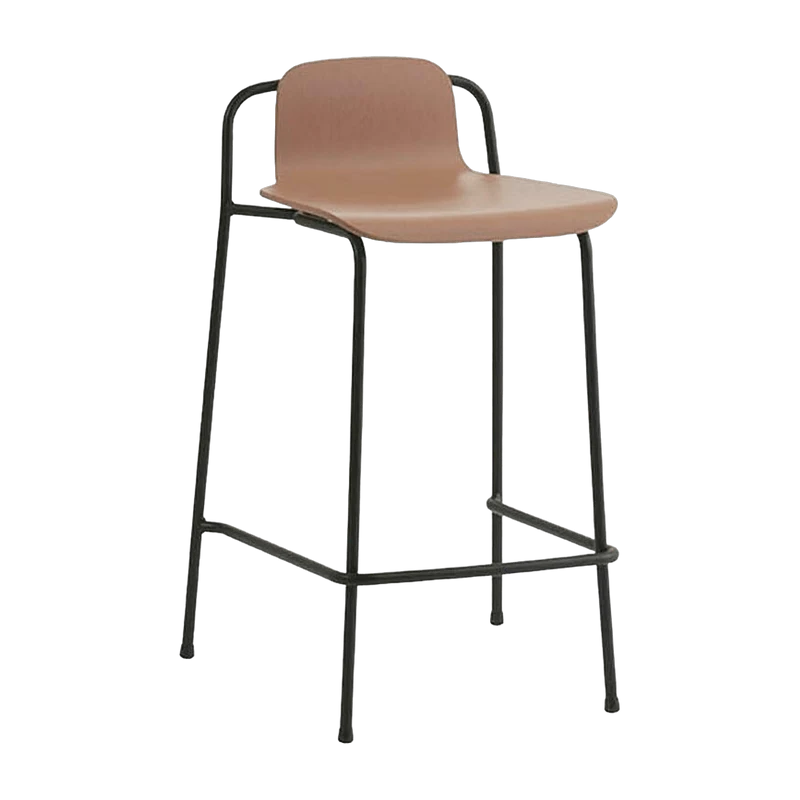 Tabouret de bar Studio 65 Cm Acier Noir - Normann Copenhagen