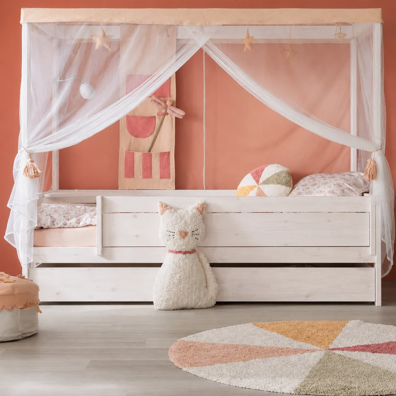 Lifetime Kidsrooms Lange Bettfront 160 cm - Original Whitewash