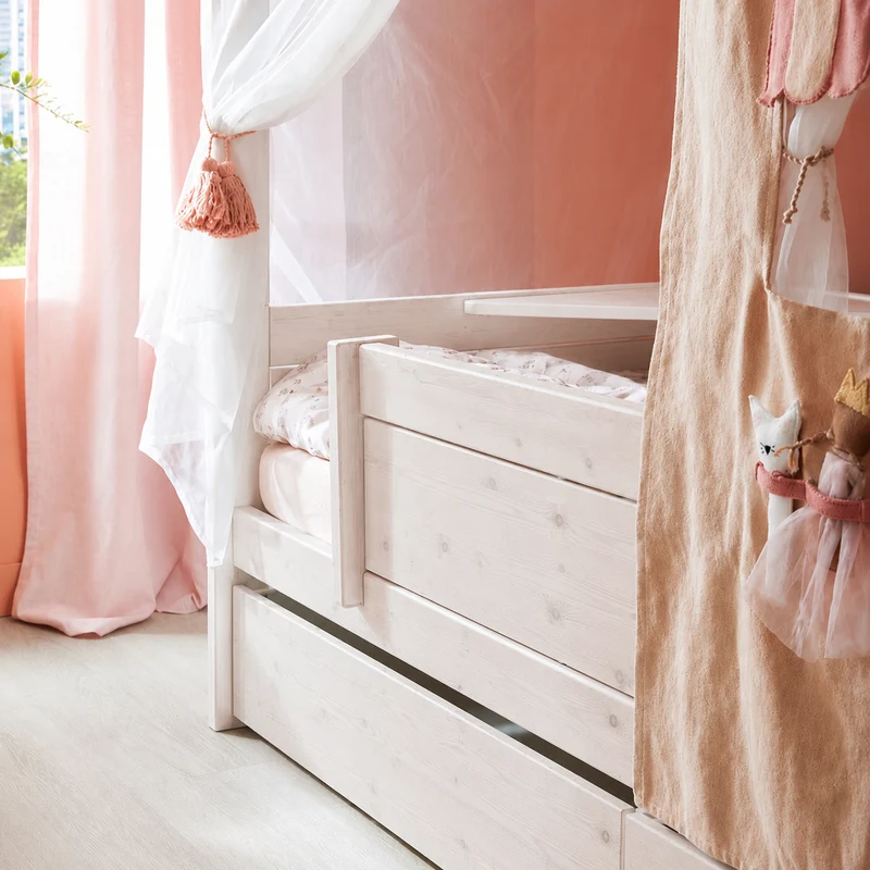 Lifetime Kidsrooms Lange Bettfront 160 cm - Original Whitewash