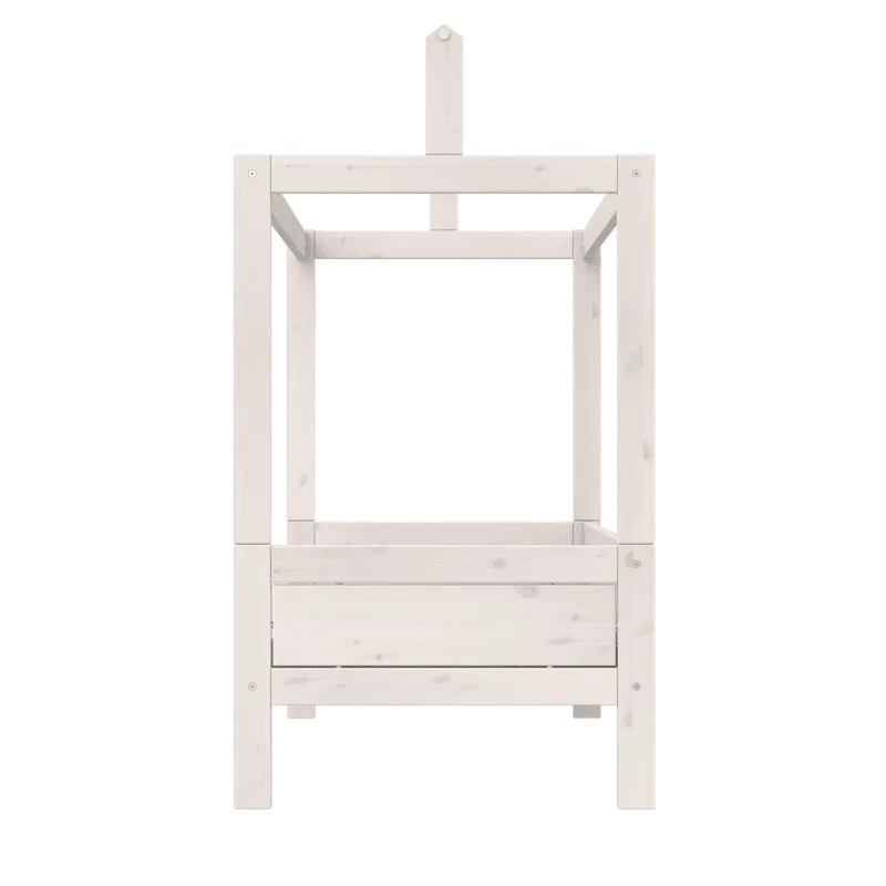 Lifetime Kidsrooms Kinderbett mit Gestell für Stoffdach - Original Whitewash