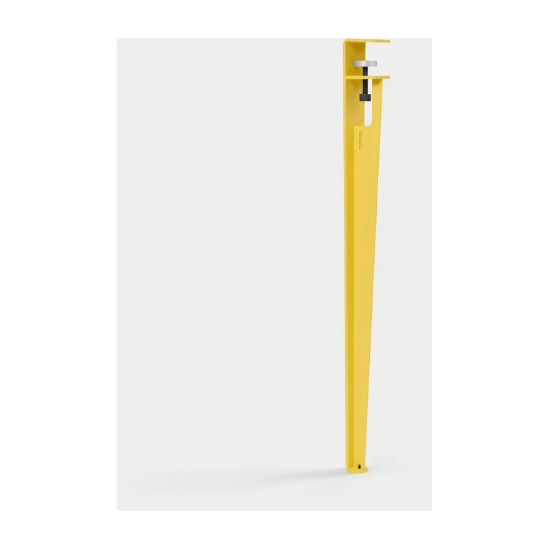 Pied de table en acier jaune brioche 75cm - TIPTOE