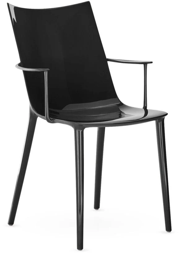 Chaise en thermoplastique recyclé blanc effet mat 47x57x90cm H.H.H - Kartell