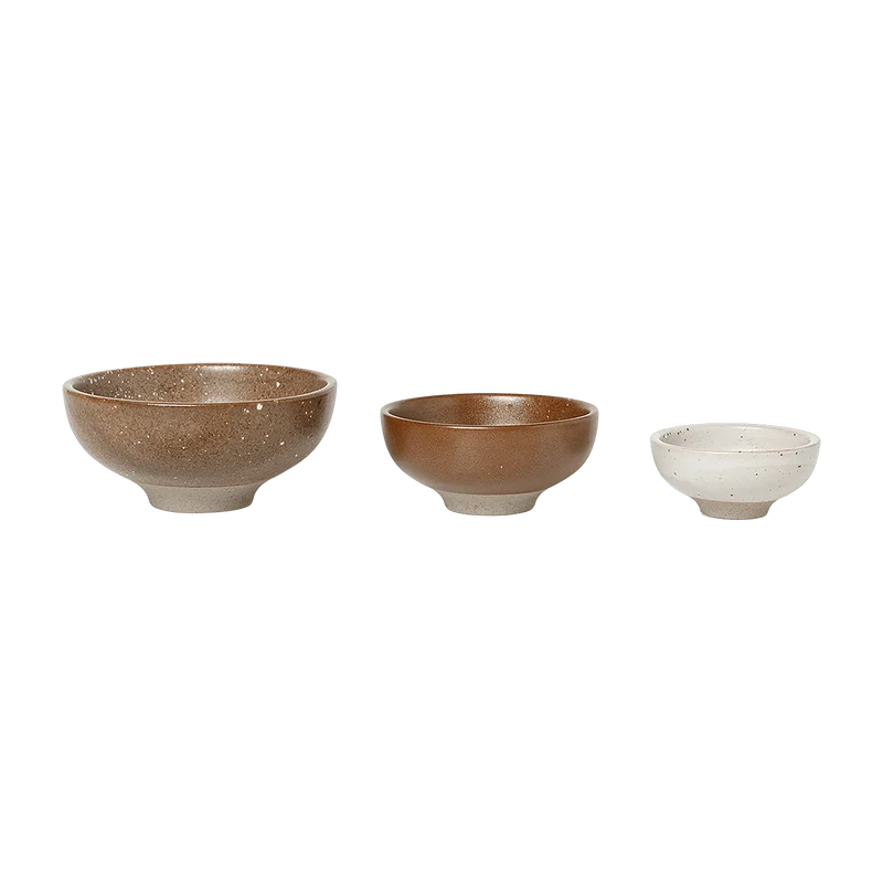 3 petits bols en porcelaine - Ferm Living
