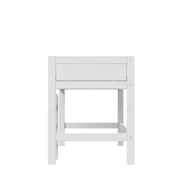 Lifetime Kidsrooms Hochbett 128 cm mit Leiter - Original Weiss