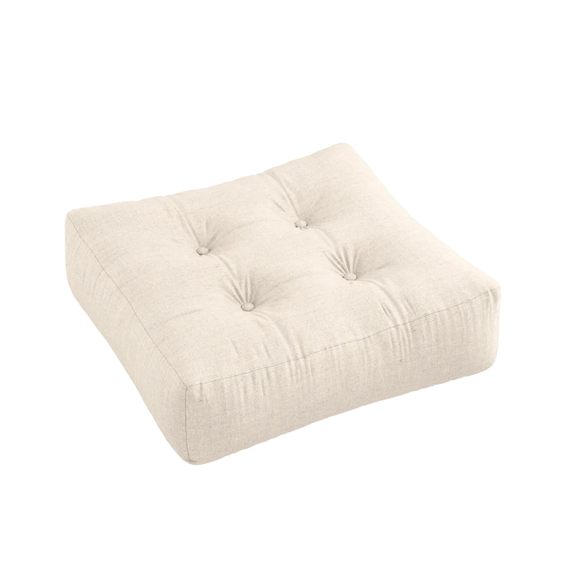 Pouf en coton et lin 70x22cm More - Karup Design