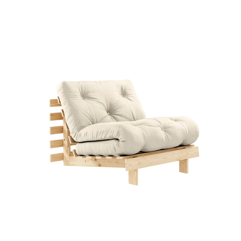 Fauteuil convertible en lin 90 Roots - Karup Design