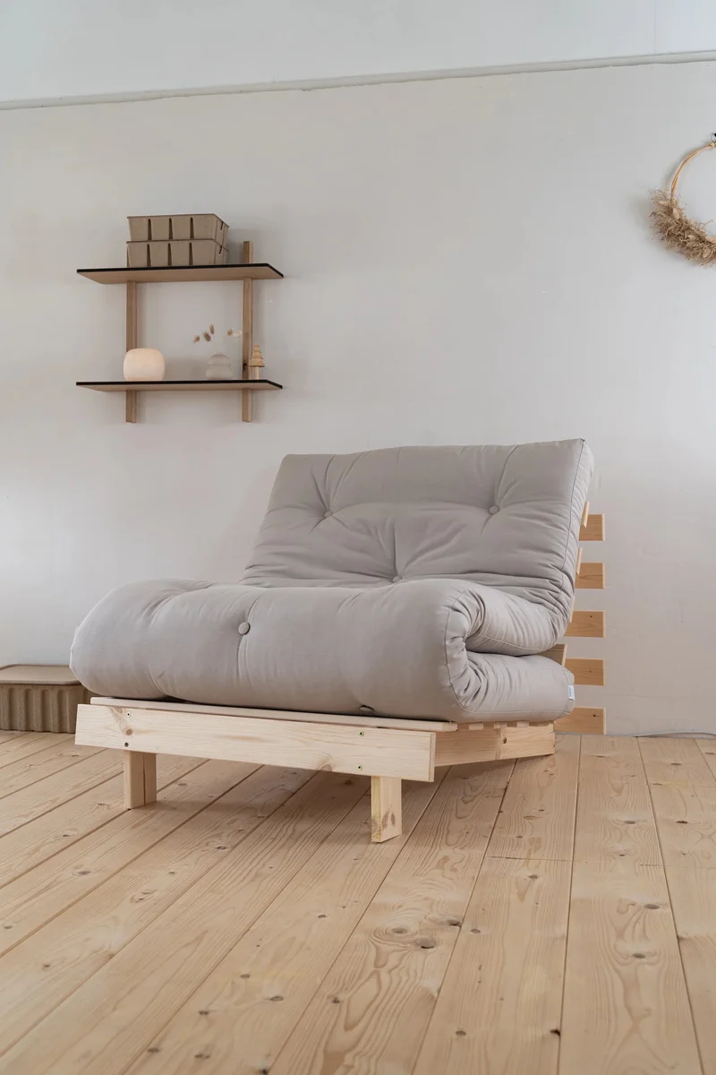 Fauteuil convertible vert olive 90 Roots - Karup Design