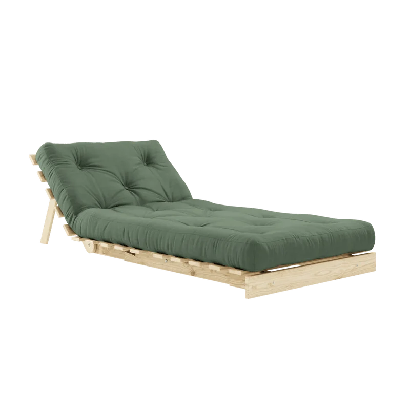 Fauteuil convertible vert olive 90 Roots - Karup Design