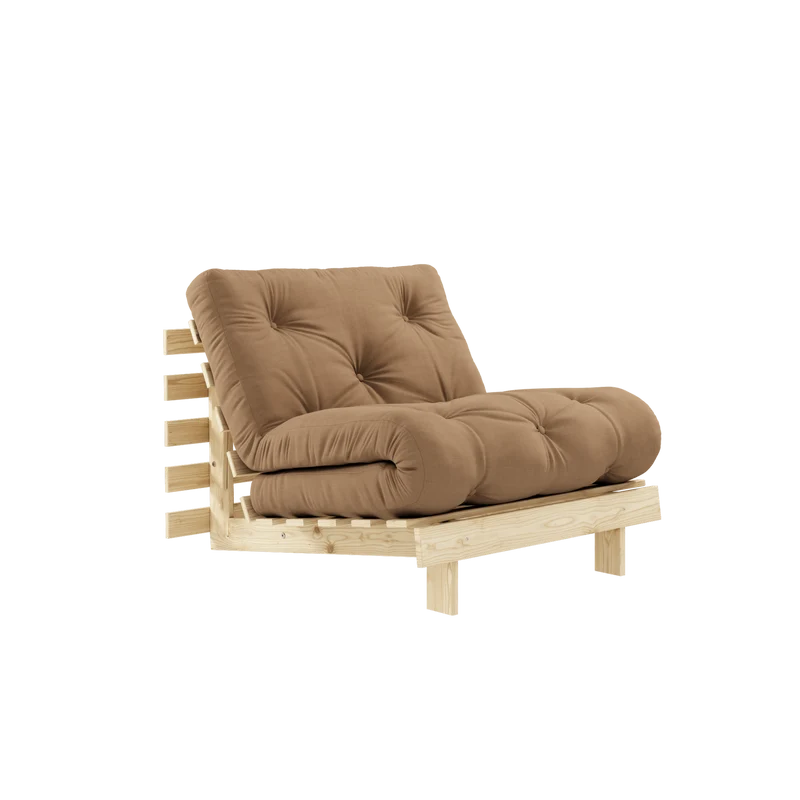 Fauteuil convertible mocca 90 Roots - Karup Design