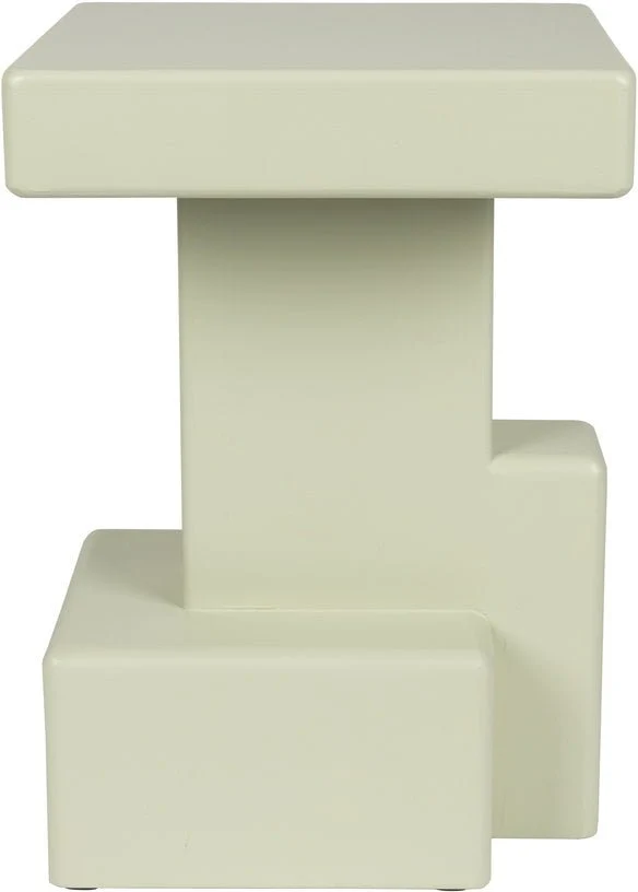 Table d'appoint en bois laqué vert 35x35x50cm Neo - The Cool Republic