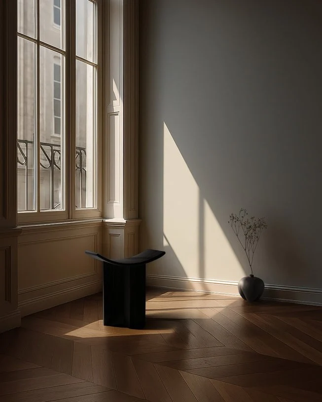 Tabouret en chêne marron foncé 60x30x54cm Brutus - 101 COPENHAGEN