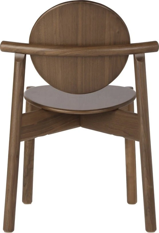 Chaise en noyer 55x42x83m Heiko - Umage